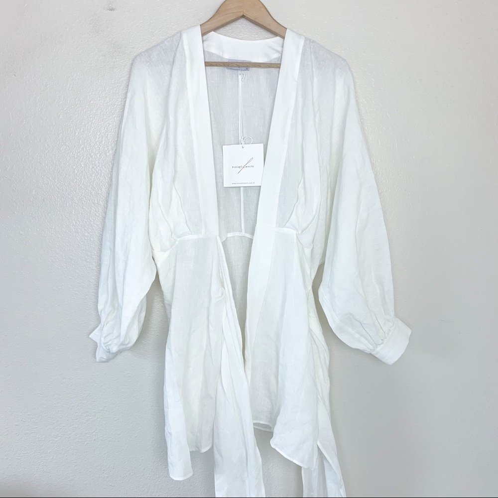 NWT Pieces of White Peony Dress - Picture 4 of 7